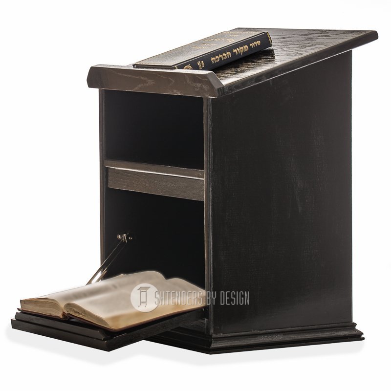 Tall Table-Top Shtender in black finish